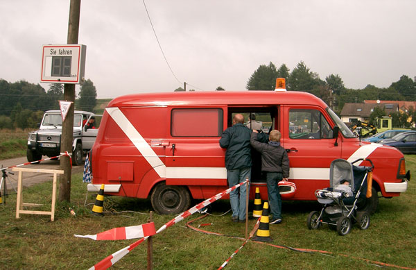 Soundmobil beim Seifenkistenrennen in Langenreichen, September 2008